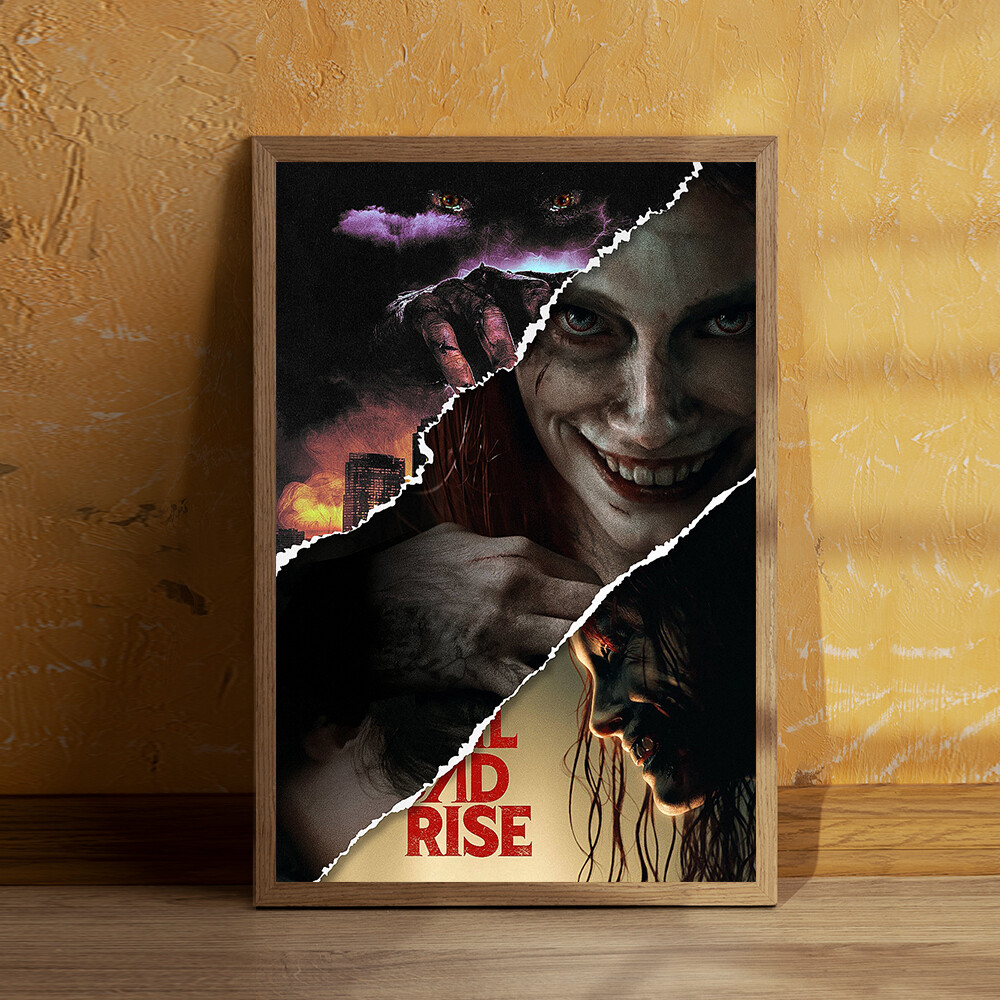 Evil Dead Rise (2023) Movie Poster Custom Art Canvas Print Poster