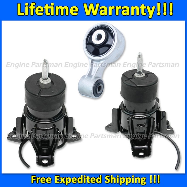 K1456 FR&RR Motor&Torque Mount 3pc For Nissan 0712 Altima/0914 Maxima