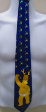 Homer Simpson Christmas Tie, Homer in his Shorts w/Antlers Mistletoe