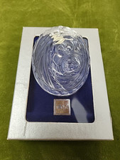 Mikasa Germany Madonna & Child Glass Crystal Ornament Joyous Collection Vintage