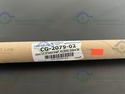 Albero Di Agitazione Chemglass CG-2079-01 10mm Stile Pulsante 445mm - Nuovo - Foto 3