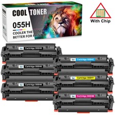 Toner Cartridge For Canon 055 055H Color ImageCLASS MF741cdw MF743cdw MF745 Lot