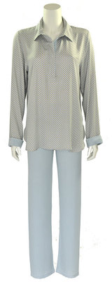 Pyjamas pajamas Jyoti brand Pluto-soft viscose-fb gray blue-size 36-46