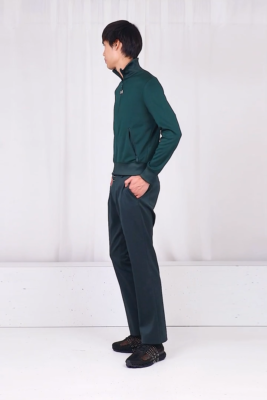 Courreges Logo Zip Interlock Jersey Track Jacket Men's Designer M