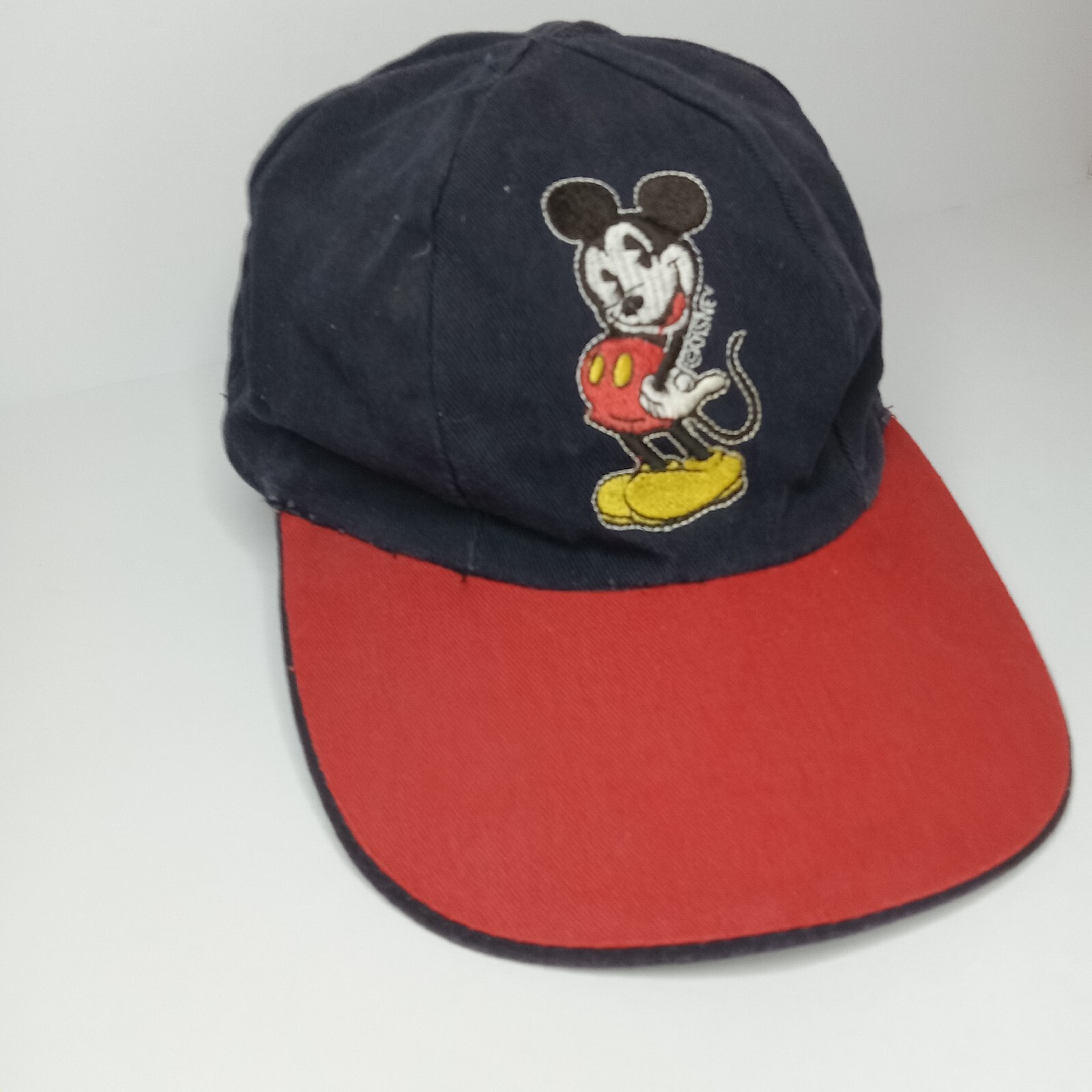 VINTAGE Walt Disney Mickey Mouse Hat Cap Embroidered Logo Baby Kid Youth Trucker