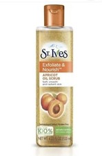 St. Ives Exfoliate  Nourish Facial Oil Scrub APRICOT Radiant Skin 4.23 oz New
