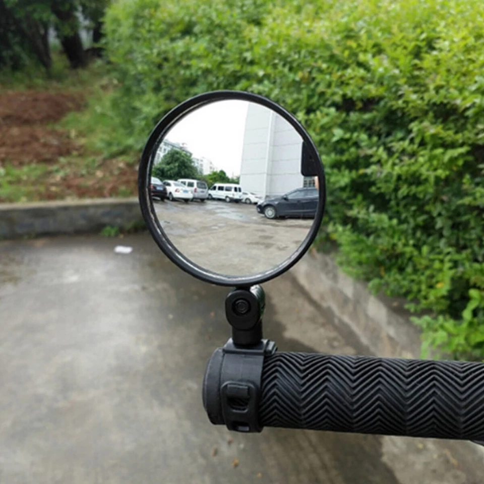 2 x MTB Mountain Bike Handle Bar 360 Rotatable Convex Bicycle Rear-view Mirror - Image 3 of 4