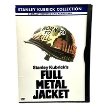 Full Metal Jacket (DVD, 2001) Movie Film Drama War Stanley Kubrick Collection