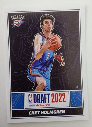 2022-23 NBA Panini Sticker - Chet Holmgren Draft 2022 Rookie OKC Thunder - Picture 1 of 1