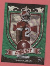 Najee Harris 2021 Panini Prizm Draft GREEN WAVE PRIZMS PARALLEL Rookie #172