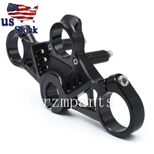 For Kawasaki Black Triple Tree Front End Upper Top Clamp ZX4R ZX-4R 2022-2024