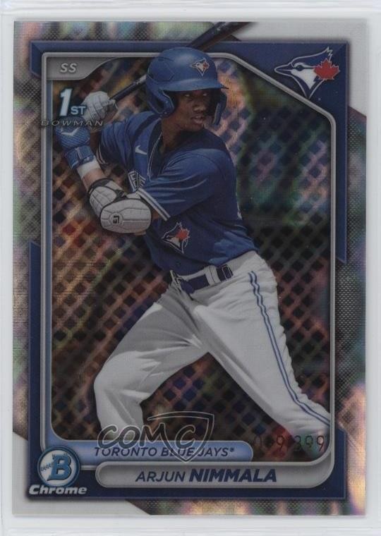 2024 Bowman Chrome Prospects Lava Refractor /399 Arjun Nimmala #BCP-142 1k9t