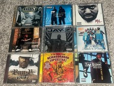 Lot Of 9 Hip Hop Rap CDs Bun B Jay-Z San Quin...