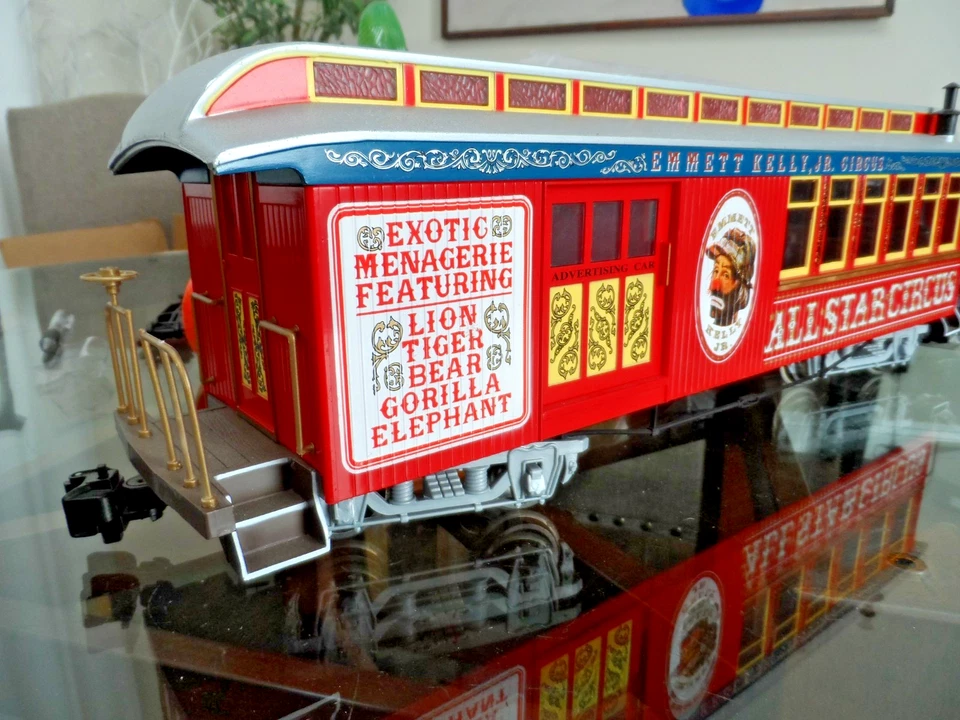 BACHMANN ESCALA G GRANDES TRENES EMMETT KELLY CIRCO COMBINAR CON LUCES Foto 3 de 4