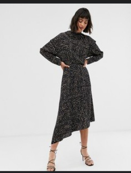 Women & Other Stories Dress Black Viscose 40 / L / #3GXB