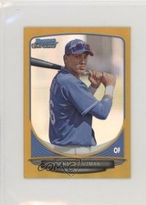 2013 Bowman Chrome Minis Gold Refractor 44/50 Ronald Guzman #256 0s3