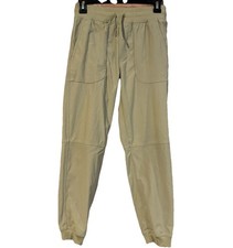 Wonder Nation Boys Jogger Pants Large 10-12 Khaki Tan Stretch Elastic Waist Draw