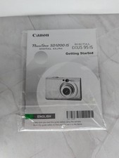 Canon Power Shot - SD1200 IS IXUS 95IS- Digital Elph- Manual Instruction Books