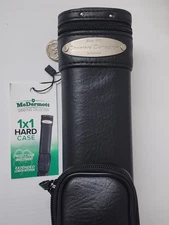 McDermott Shooters Collection 1x1 Billiard Pool Cue Stick 1B/1S Oval Hard Case