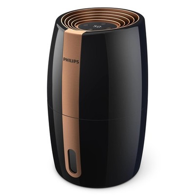 Philips Luftbefeuchter 2000 Series mit NanoCloud, bis 32 m², Schwarz (HU2718/10)