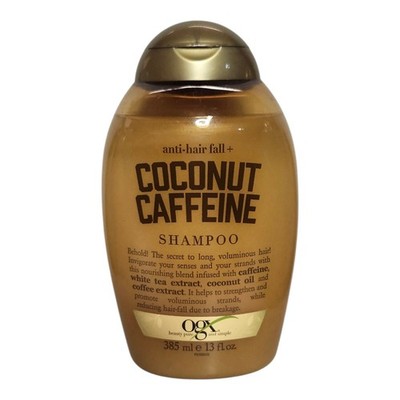 OGX Anti-Hair Fall + Coconut Caffeine Strengthening Shampoo, 13 Oz