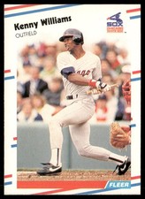 Kenny Williams 1988 Fleer 412 base Baseball LP