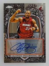 2025-26 Topps Chrome Signature Style Alonzo Mourning Auto #SS-AM [Miami Heat]