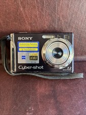 Sony CyberShot DSC-W80 7.2 MP 3x Optical Zoom Compact Camera W/ Battery