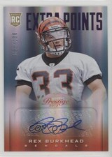 2013 Prestige Rookie Extra Points Purple Signatures 90/100 Rex Burkhead Auto 1i0