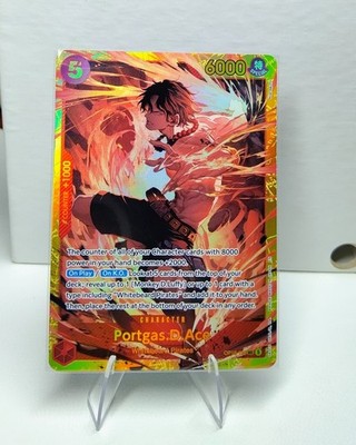 PORTGAS D. ACE OP16 118 SEC THE TIME OF BATTLE ONE PIECE TCG - SHIPS NOW
