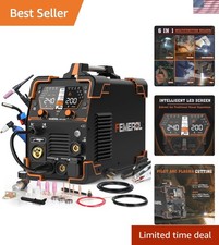 User-Friendly 200A Multi-Process Welder - MIG, TIG, and Plasma Cutting Made Easy