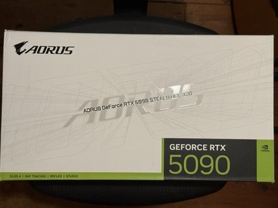 GIGABYTE AORUS GeForce RTX 5090 Stealth ICE 32G Graphics Card