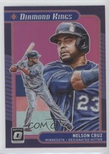 2021 Panini Donruss Optic Diamond Kings Pink Prizm Nelson Cruz #6 y5m