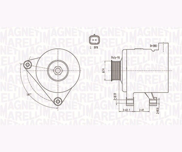 MAGNETI MARELLI 063731498010 Alternator for CITROËN,PEUGEOT - Image 5