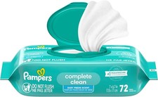 Pampers Baby Wipes, Complete Clean Fresh Scented 72 Count Pack of 1 