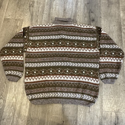 Suéter Maglierie Confezioni Vintage Mezcla Lana Hecho en Italia Para Hombre Talla XL - Imagen 8 de 8