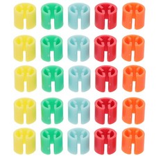 150 Pcs Color Hanger Mark Buckle Colored Clothing Tags Closet Size