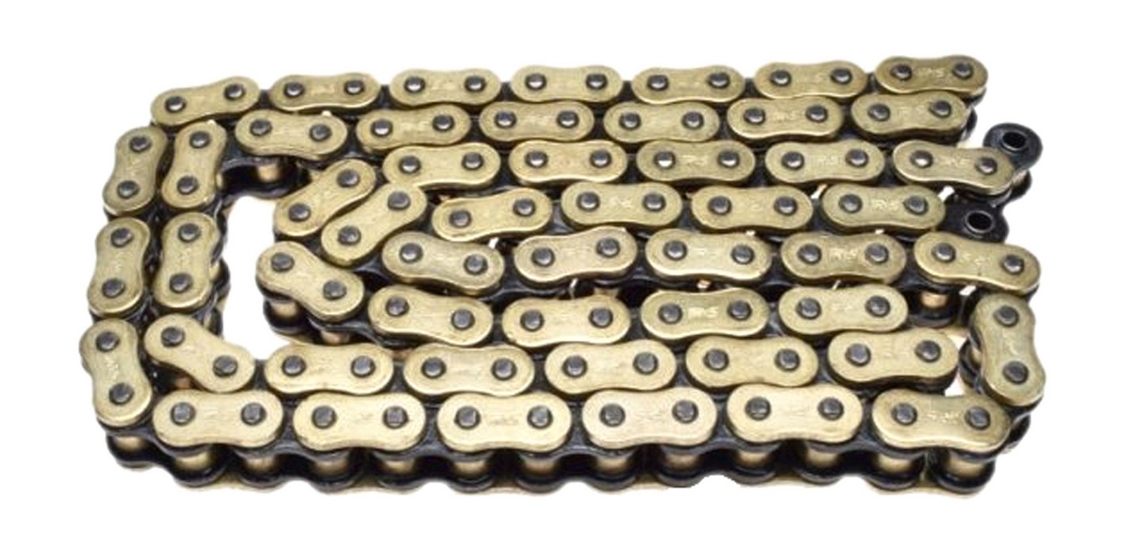 Chaîne moto 530 X-RING IRIS 106 maillons pas 530 couleur or pour routière