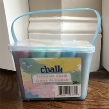 NEW Sidewalk Chalk 20 Piece Multicolor Set