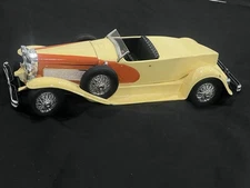 Custom Metal Boattail Roadster Model Car Hubley Base – Vintage Style Build
