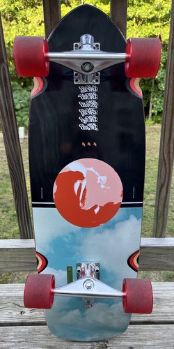 Globe Off Shore We Surf On Shore We Skate Complete Skateboard Red Wheels