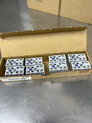 Box Of 8 New Allen Bradley 195-MA20 Auxiliary Contact Adder Deck Block
