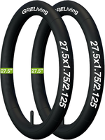 2Er-Pack 12/16/20/24/26/27.5/29X1.75/2.125 Zoll Schlauch Av35/48Mm Ventil Kompat