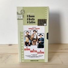 Cassetta VHS Vintage Film di Sergio Leone Il Buono Il Brutto E Il Cattivo