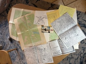 1965 USGS Topo Maps Sumpter Valley Railway Research Ephemera Lot OR WA