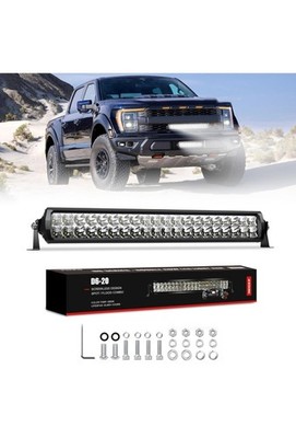  LED Light Bar IP68&IP69K Waterproof Dual Row Off Road Light Bar with 20 inch