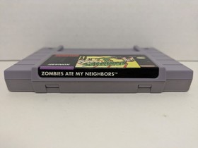 Zombies Ate My Neighbors (Super Nintendo, SNES, 1993) W/ Box + Inserts No Manual