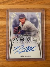 2019 Leaf Ultimate - Ultimate Arms Autographs Nick Lodolo #UA-NL1 (AU, RC)