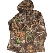 Magellan Realtree Edge Jacket Boys Large Camo Waterproof Softshell Hood Hunting