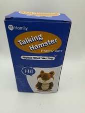 Homily Talking Hamster Plush Toy Repeat What You Say